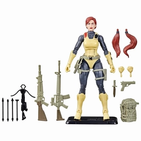 Hasbro G.I. Joe Classified Retro Scarlett Action Figure Designer Item Gaming Replica