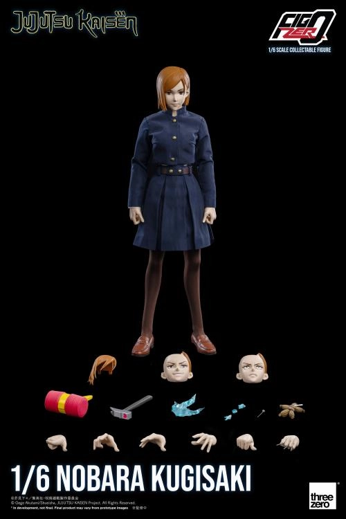 Social media Blockchain Token ThreeZero FigZero 1/6 Jujutsu Kaisen Nobara Kugisaki Scale Action Figure