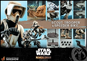 Bathroom Accent Hot Toys 1/6 The Mandalorian Scout Trooper and Speeder Bike Scale Figure TMS017