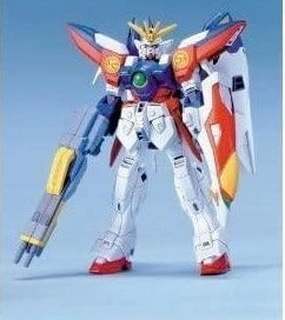 Gundam 1/144 NG Wing W-09 Wing Gundam 0 (Zero) XXXG-00W0 Model Kit Surrealist Art
