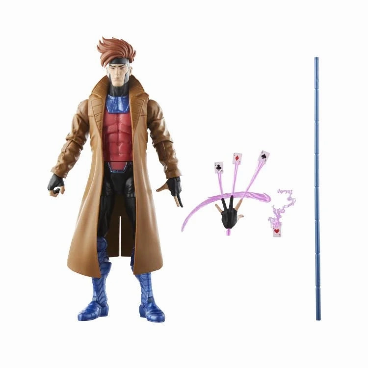 Marvel Legends Vintage Retro Series '97 X-Men Gambit Action Figure Podcast Studio Rare Find