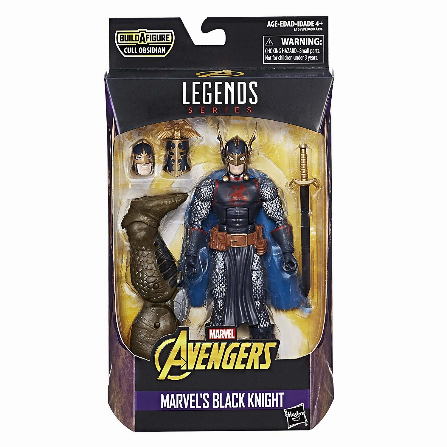 Marvel Legends Avengers Marvel's Black Knight Cull Obsidian BAF Virtual Collectible
