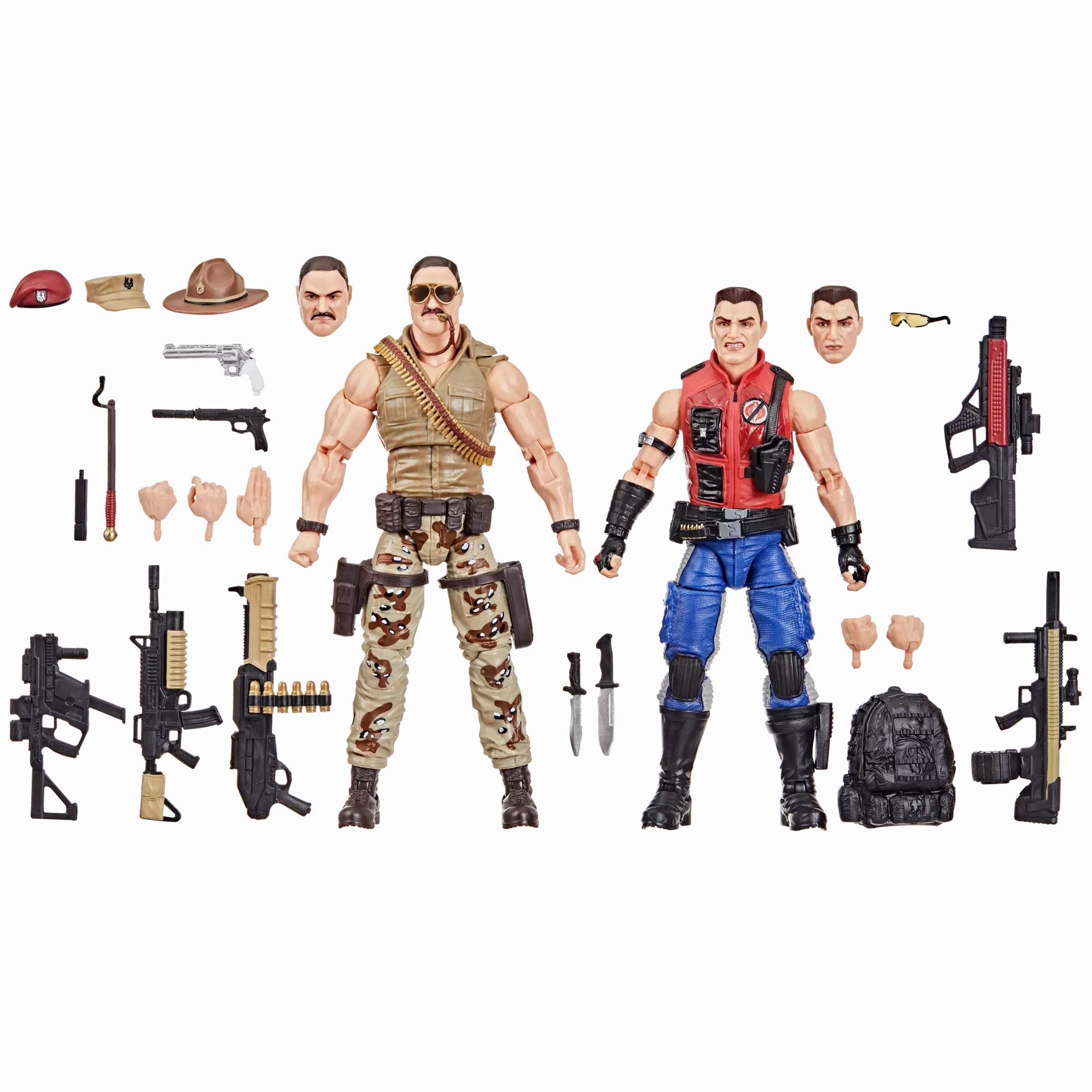 Hasbro G.I. Joe Classified Series #173 SGT Slaughter and Felix "Mercer" Stratton Action Figure Articulated Model