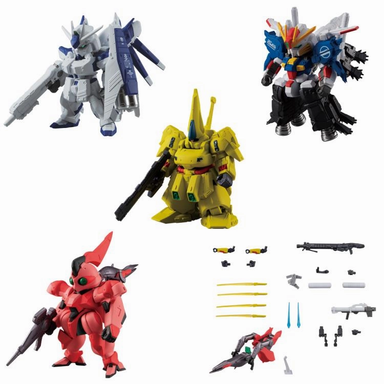 highly recommended Expert Level Bandai FW Fusion Works Gundam Converge #Plus 02 Trading Figure Set of 5