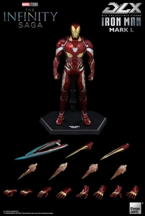 Passed Down Mini Collectible ThreeZero 1/12 Avengers: Infinity Saga Iron Man Mark L 50 DLX Scale Figure