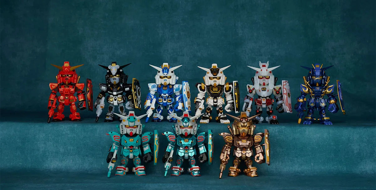 Durable Material Maximalist Art Bandai Chinese Zodiac Gundam Mini Box Ver. 2025 Sealed Box Set of 9