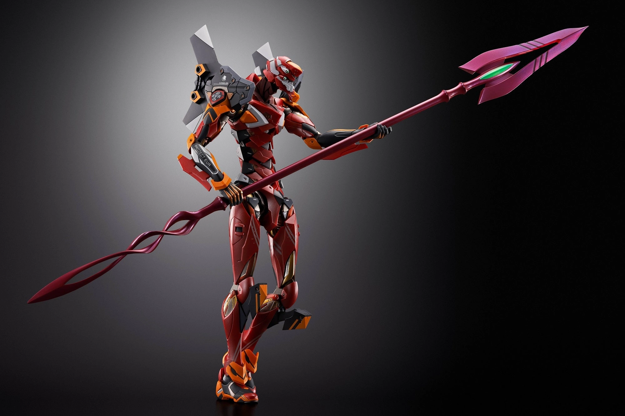 Premium Figure Bandai Metal Build Evangelion EVA-02 Production Model (30th with the Spear of Cassius) Action Figure