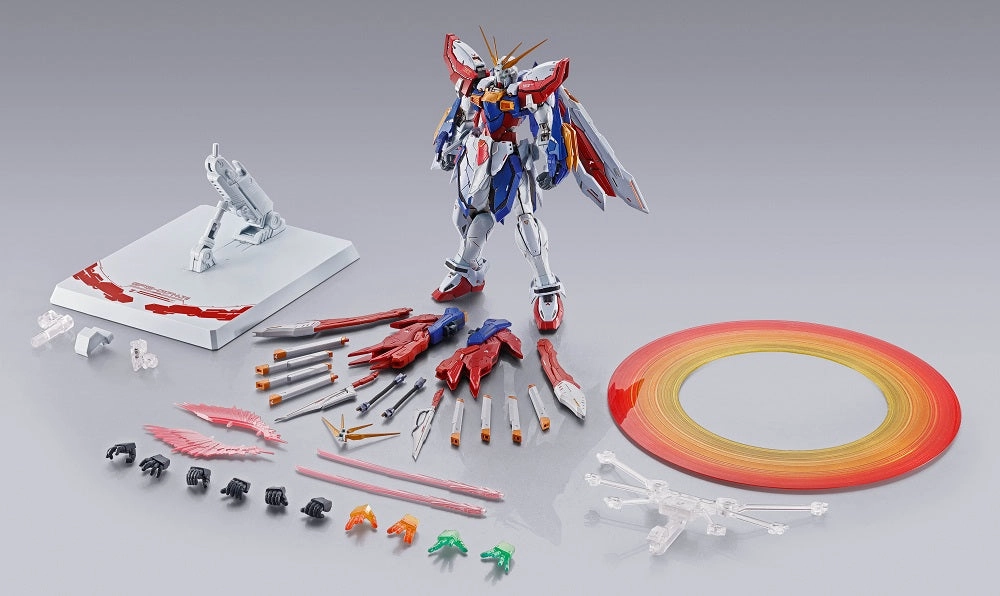 Special Color Desert Creature Bandai Metal Build G Gundam God Gundam (Burning Gundam and Burning Gundam Second Ver.) Action Figure