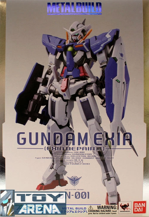 Everyday Use Bandai Metal Build Gundam 00 Gundam Exia / Gundam Exia Repair III Action Figure