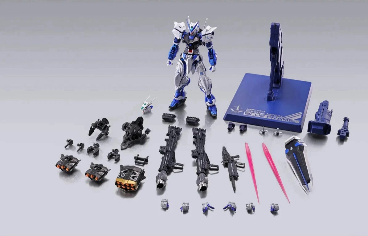 Bandai Metal Build Gundam Seed Astray Blue Frame (Full Weapons) -Project Astray- Action Figure Anime Figure
