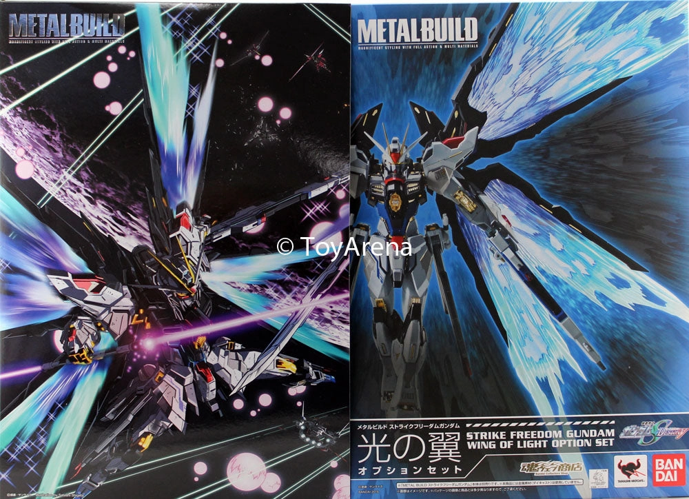 Bandai Metal Build Gundam Seed Destiny Gundam Strike Freedom Wings of Light Option Set Animal Statue