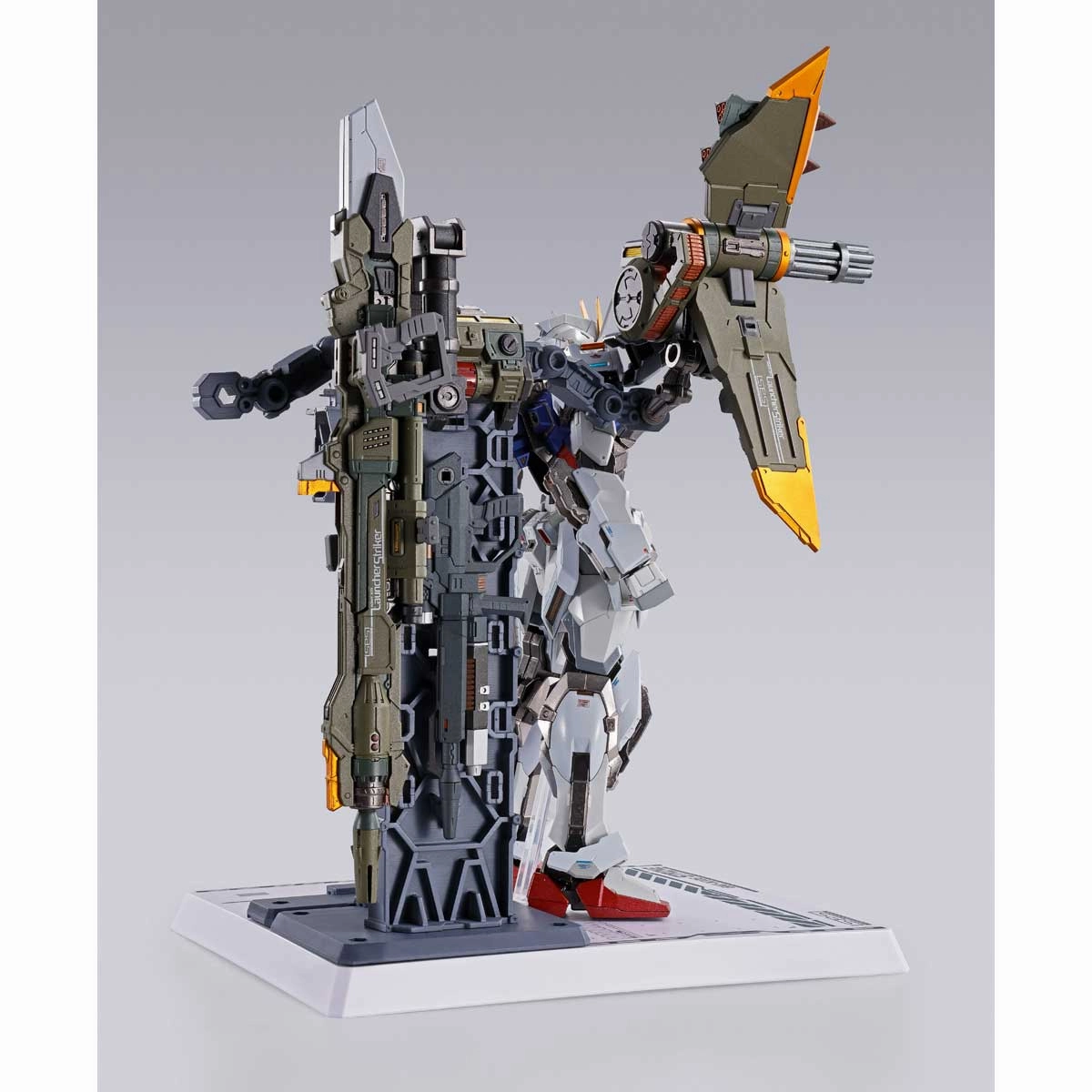 Bandai Metal Build Gundam Seed Launcher Striker Option Set Action Figure Collectors Replica NFT Figure