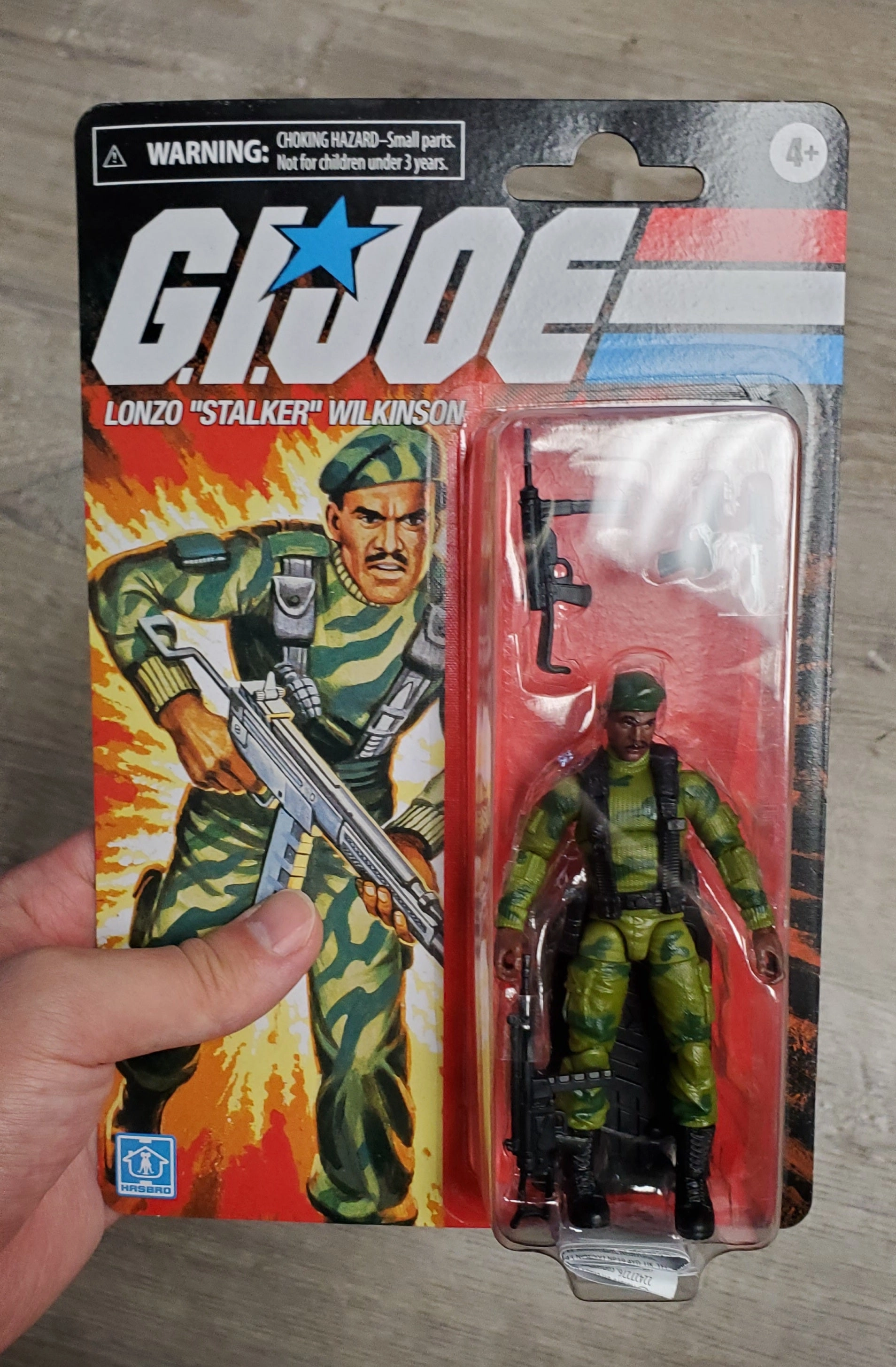 Hasbro Retro G.I. Joe Lonzo Stalker Wilkinson Walmart Exclusive Action Figure Enduring Classic