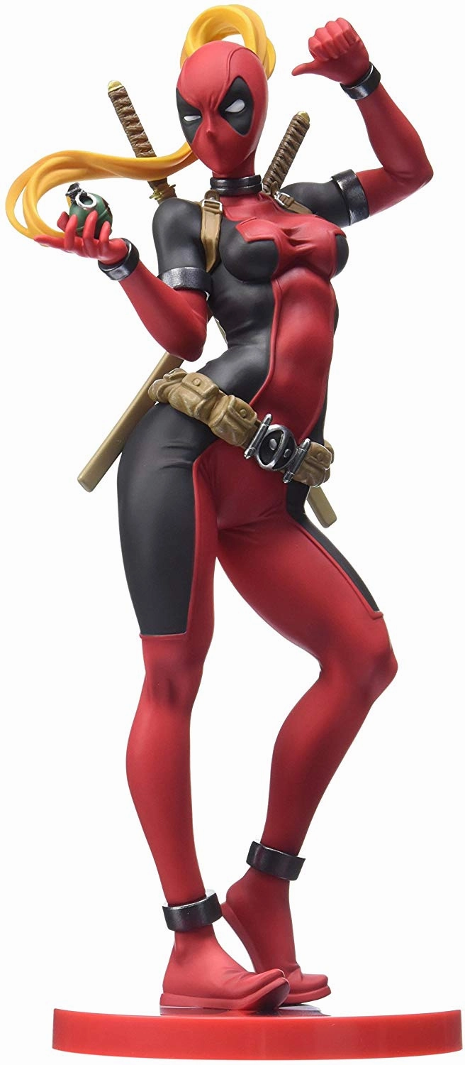 Kotobukiya Bishoujo Marvel Comics Lady Deadpool Statue Multi Pack Hobby Figure