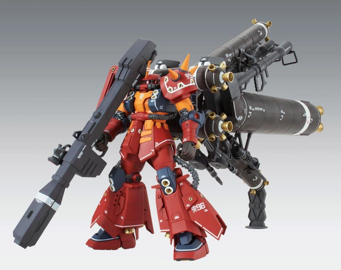 Animation Series Gundam 1/100 MG Gundam Thunderbolt MS-06R High Mobility Type Zaku "Psycho Zaku" Ver. KA. Model Kit