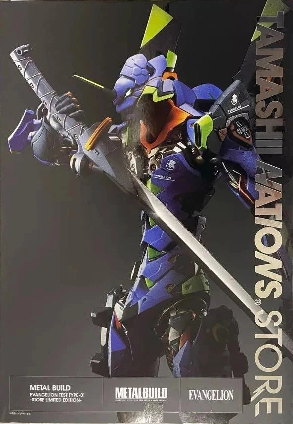 SDCC 2024 Bandai Metal Build Evangelion Test Type-01 Store Limited Edition Exclusive Action Figure Paper Model Teaching Aid