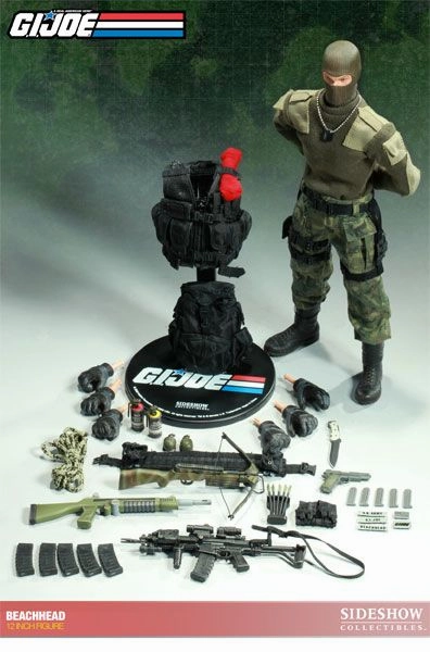 Sideshow Collectible 1/6 G.I. Joe Ranger Beachhead Sixth Scale Figure Apartment Living Personalized Exhibit