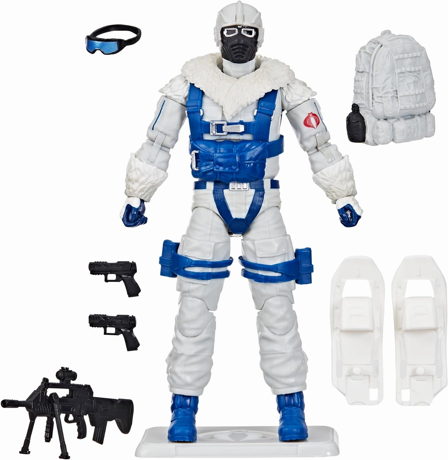 Hasbro G.I. Joe Classified Retro Cardback Snow Serpent Action Figure Anime Figure