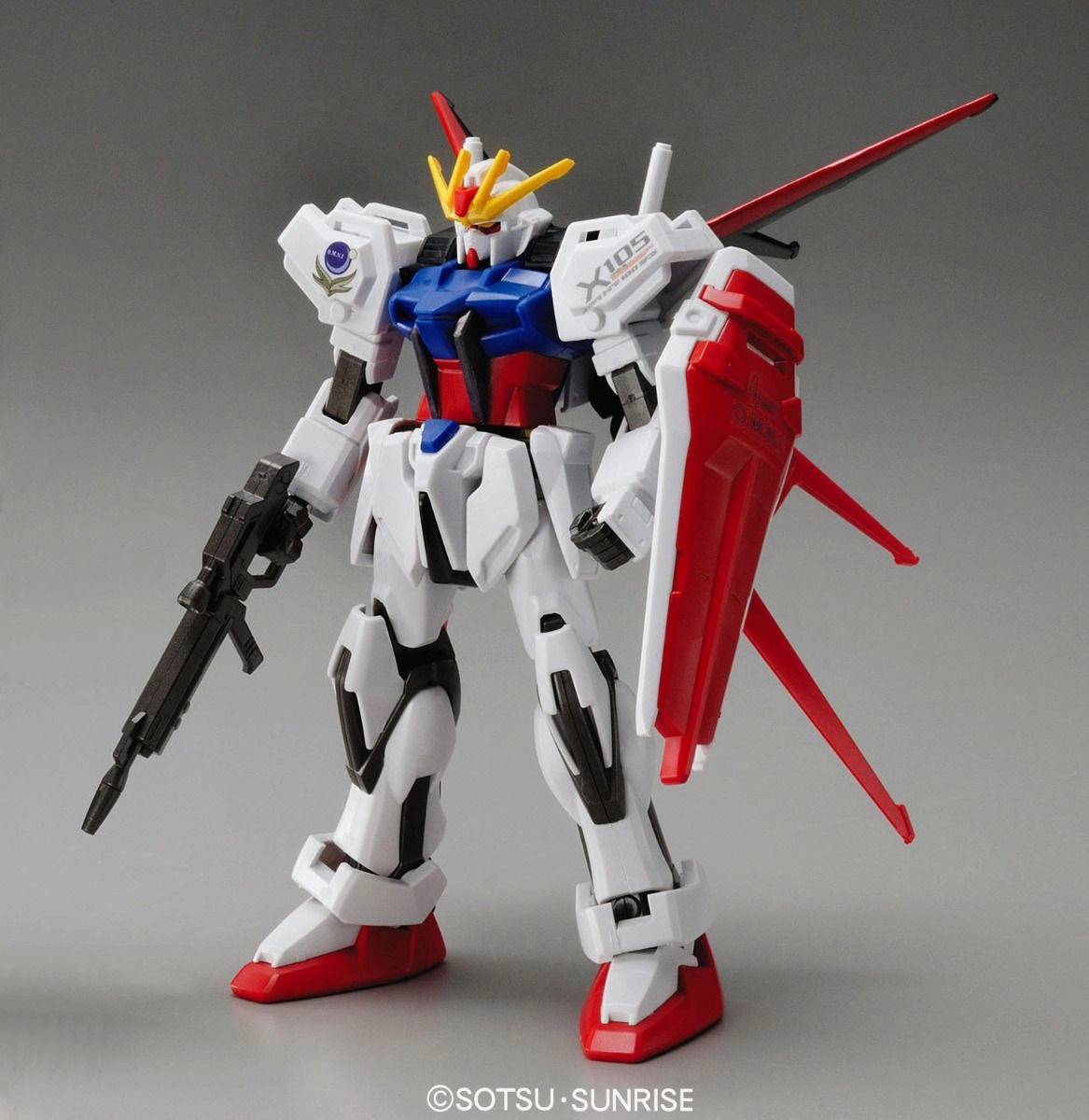 Gundam 1/144 HG Seed Remastered #R01 GAT-X105 Aile Strike Model Kit Articulated Statue Gender Neutral
