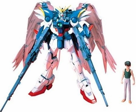 Gundam 1/100 HG EW-2 Wing Gundam Zero Custom Wing Endless Waltz Model Kit Roman Figure