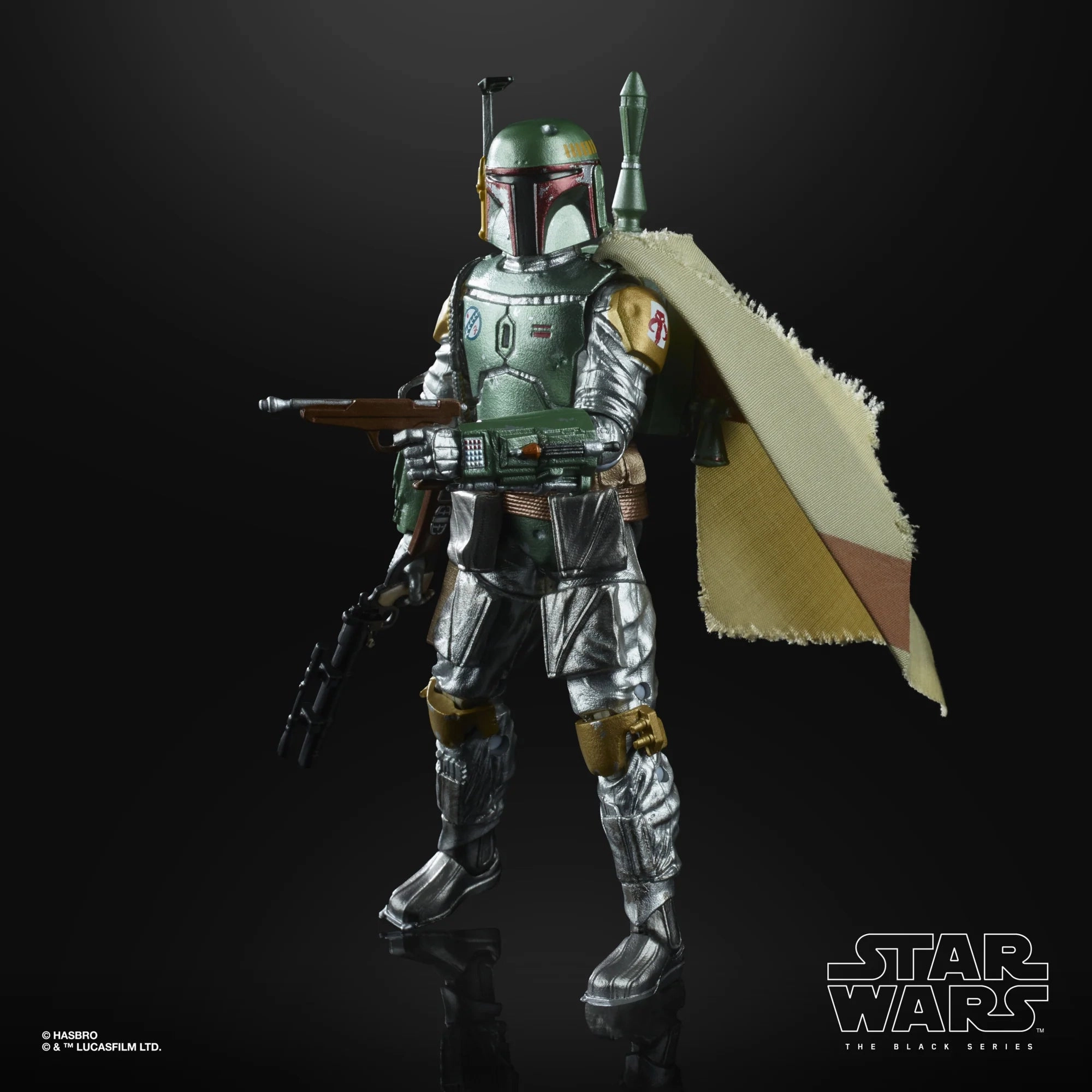 Hero Model Cartoon Figure Hasbro Star Wars Black Series 40th Carbonized Graphite Boba Fett Exclusive 6 Inch Action Figure