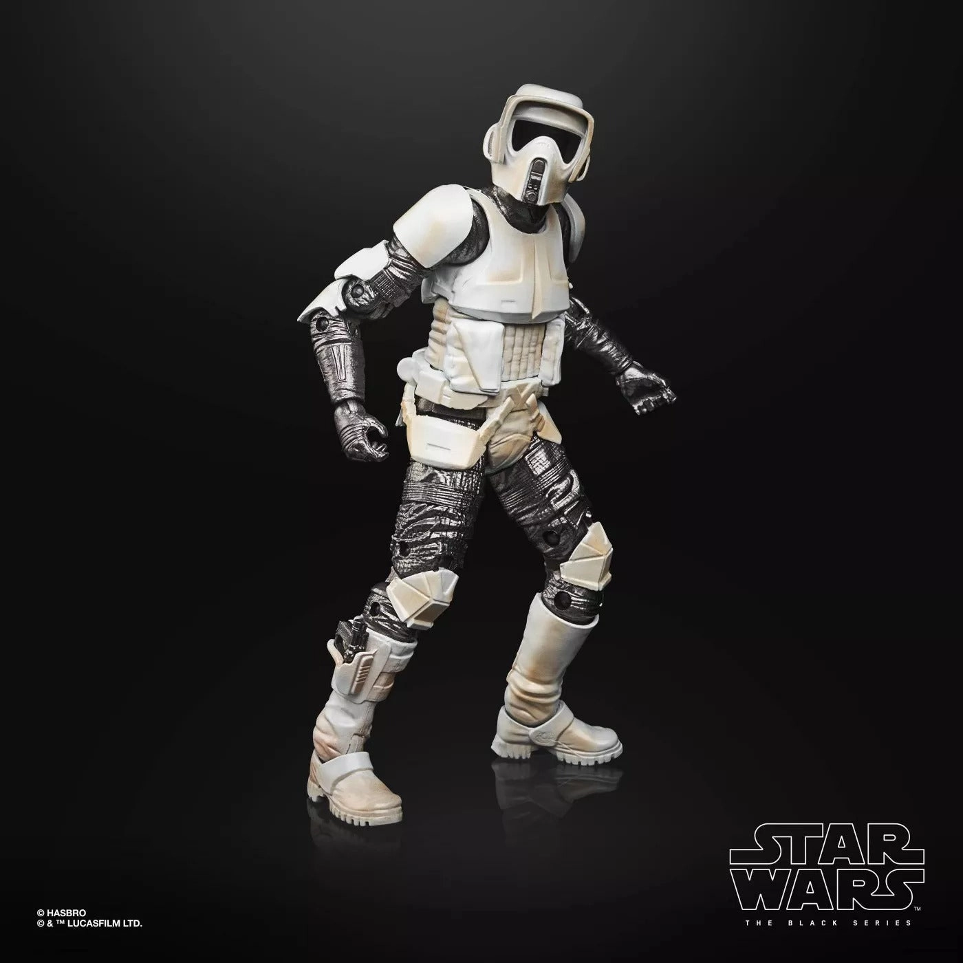 Hasbro Star Wars Black Series Carbonized Graphite Scout Trooper Exclusive 6 Inch Action Figure Hand Sculpted Full Set