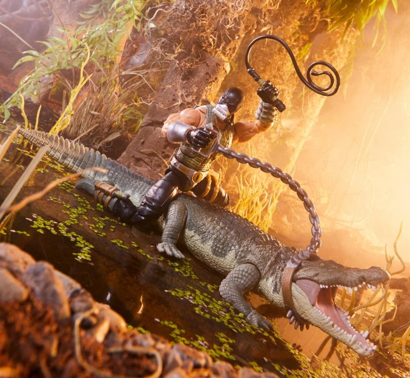 Hasbro G.I. Joe Classified Series #38 Croc Master & Fiona Action Figure Dinosaur Replica