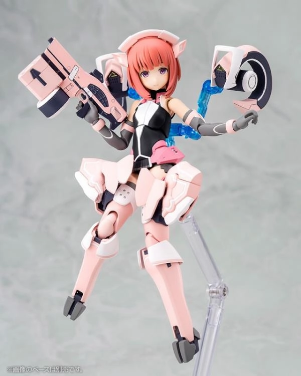 Vinyl Showcase Kotobukiya Alice Gear Aegis Megami Device Aika Aikawa Jinai Model Kit KP562 w/ Bonus Blank Face and Base