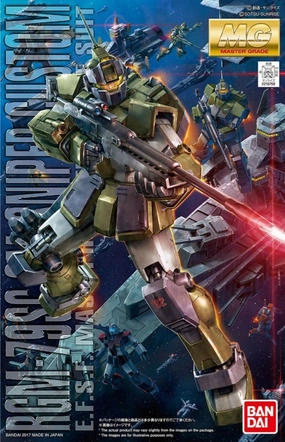 Realistic Model Impressionist Art Gundam 1/100 MG GM Sniper Custom Mobile Suit MSV Model Kit