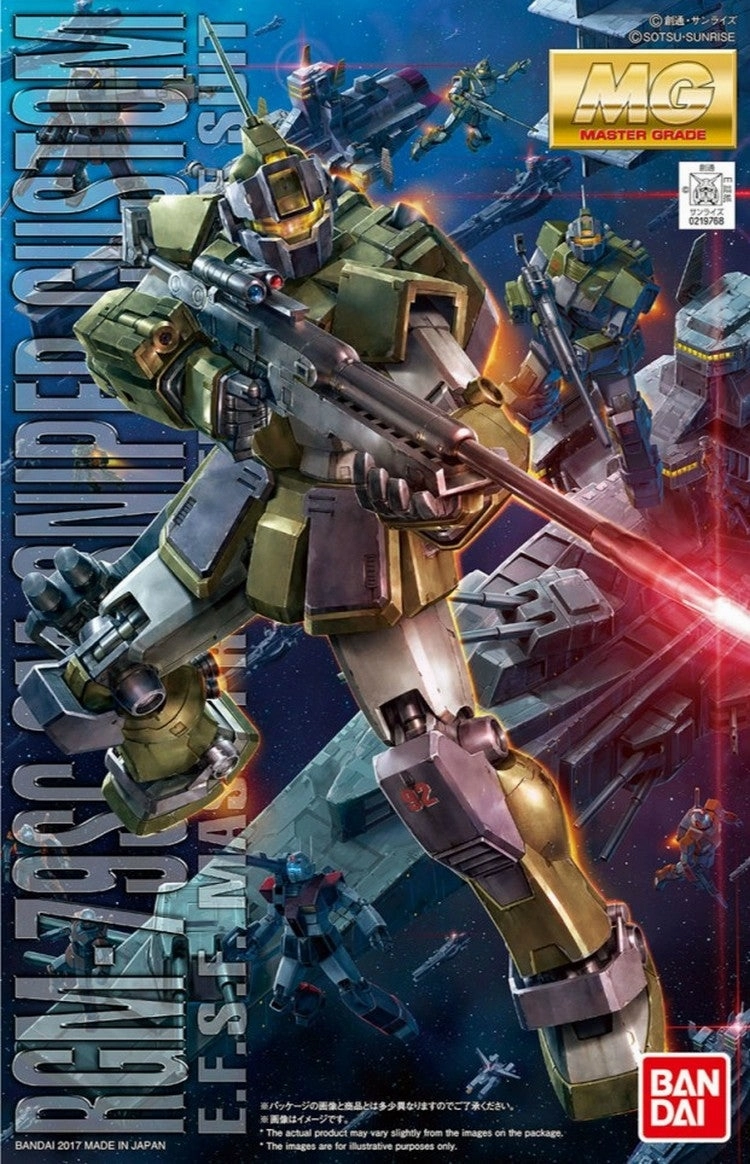 Realistic Model Impressionist Art Gundam 1/100 MG GM Sniper Custom Mobile Suit MSV Model Kit
