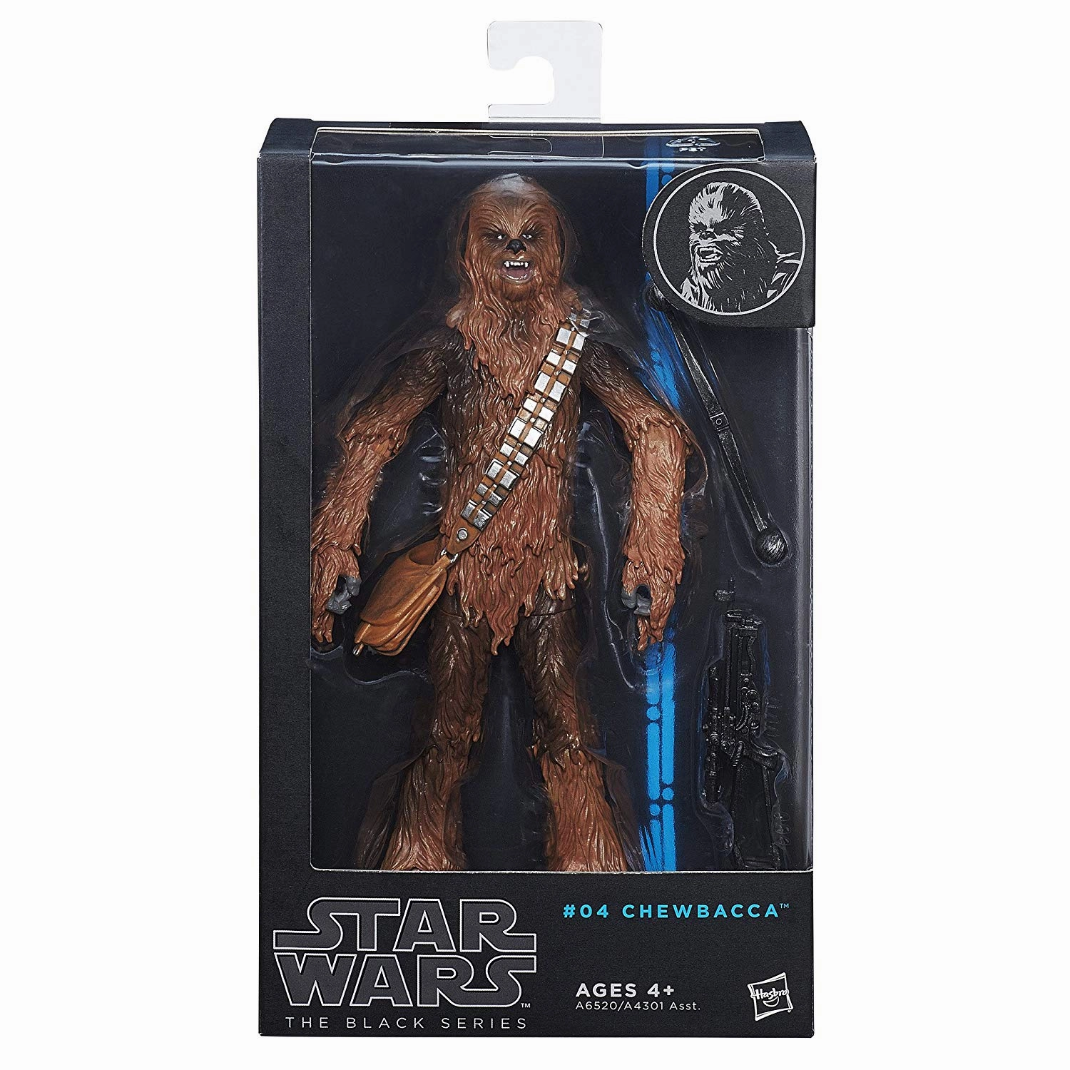 Anime Character Hasbro Star Wars Black Series Blue Wave #04 Chewbacca 6 Inch Action Figure