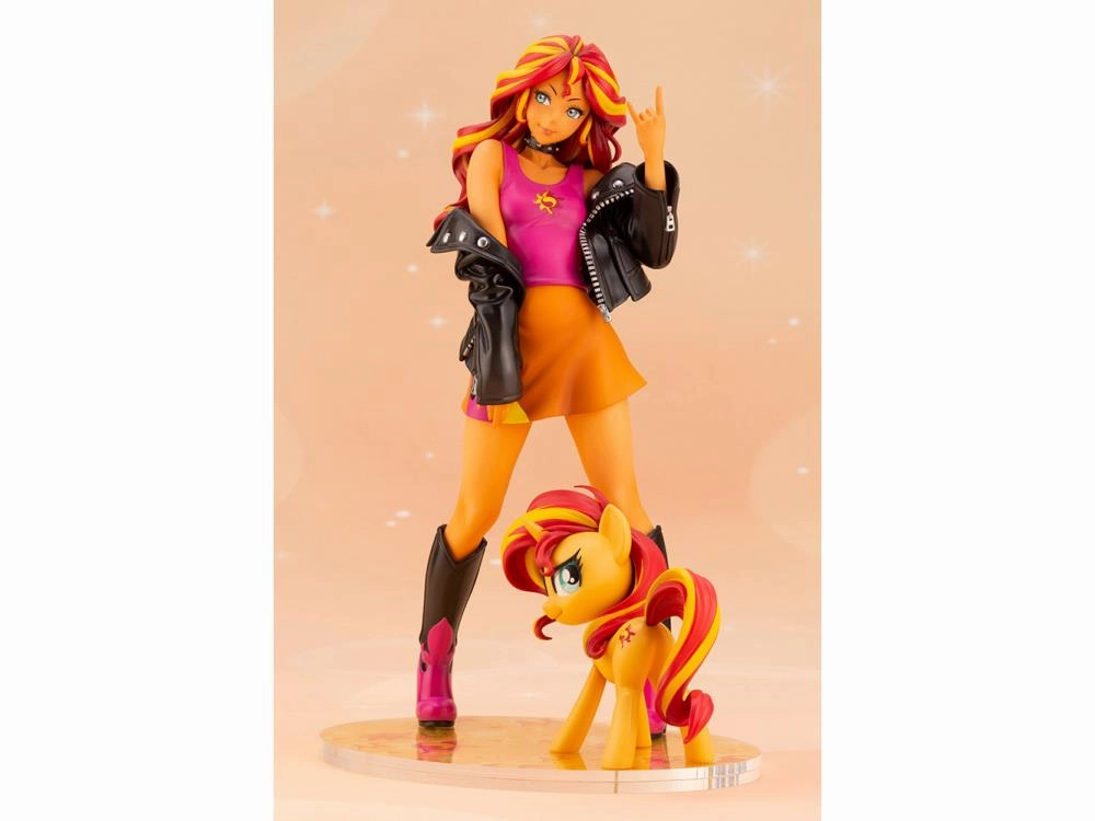 Vinyl Goods Kotobukiya Bishoujo My Little Pony Sunset Shimmer Statue Figure SV296