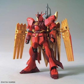 PVC Hero Series Set Gundam 1/144 HGBD:R #005 RX-93N04 v-Zeon (Nu-Zeon) Gundam Model Kit