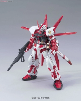 Premium Figure Gundam 1/144 HG Seed #58 MBF-P02 Gundam Astray Red Frame (Flight Unit) Model Kit