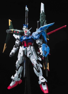 Gundam 1/60 PG Seed GAT-X105 AQM/E-YM1 Perfect Strike Gundam Model Kit Office Accent Fantasy Hero