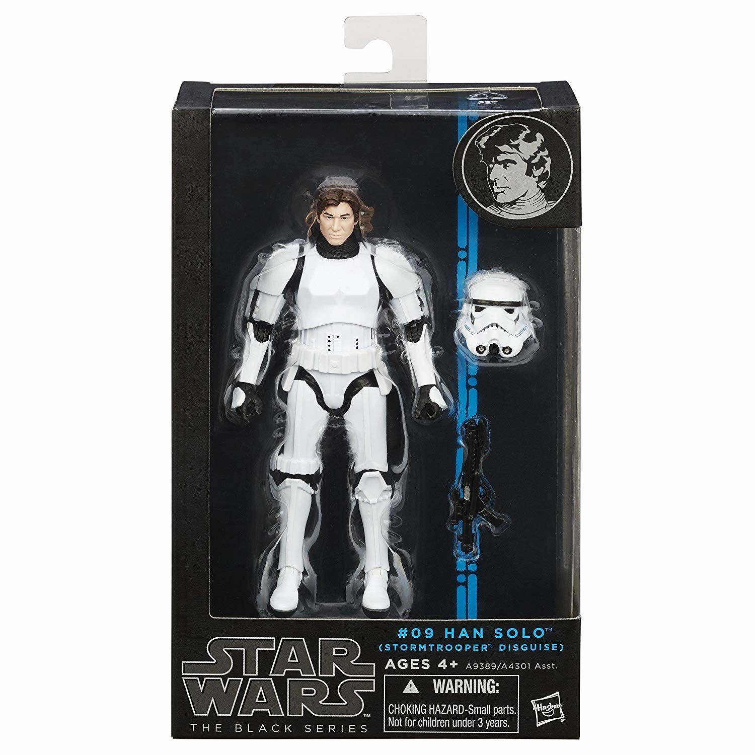 Asian Art NFT Figure Hasbro Star Wars Black Series Blue Wave #08 Han Solo Stormtrooper Disguise 6 Inch Action Figure