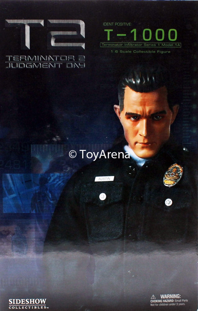 Sideshow Collectibles 1/6 T-1000 Terminator 2 Sixth Scale Figure Miniature Art Rare Find