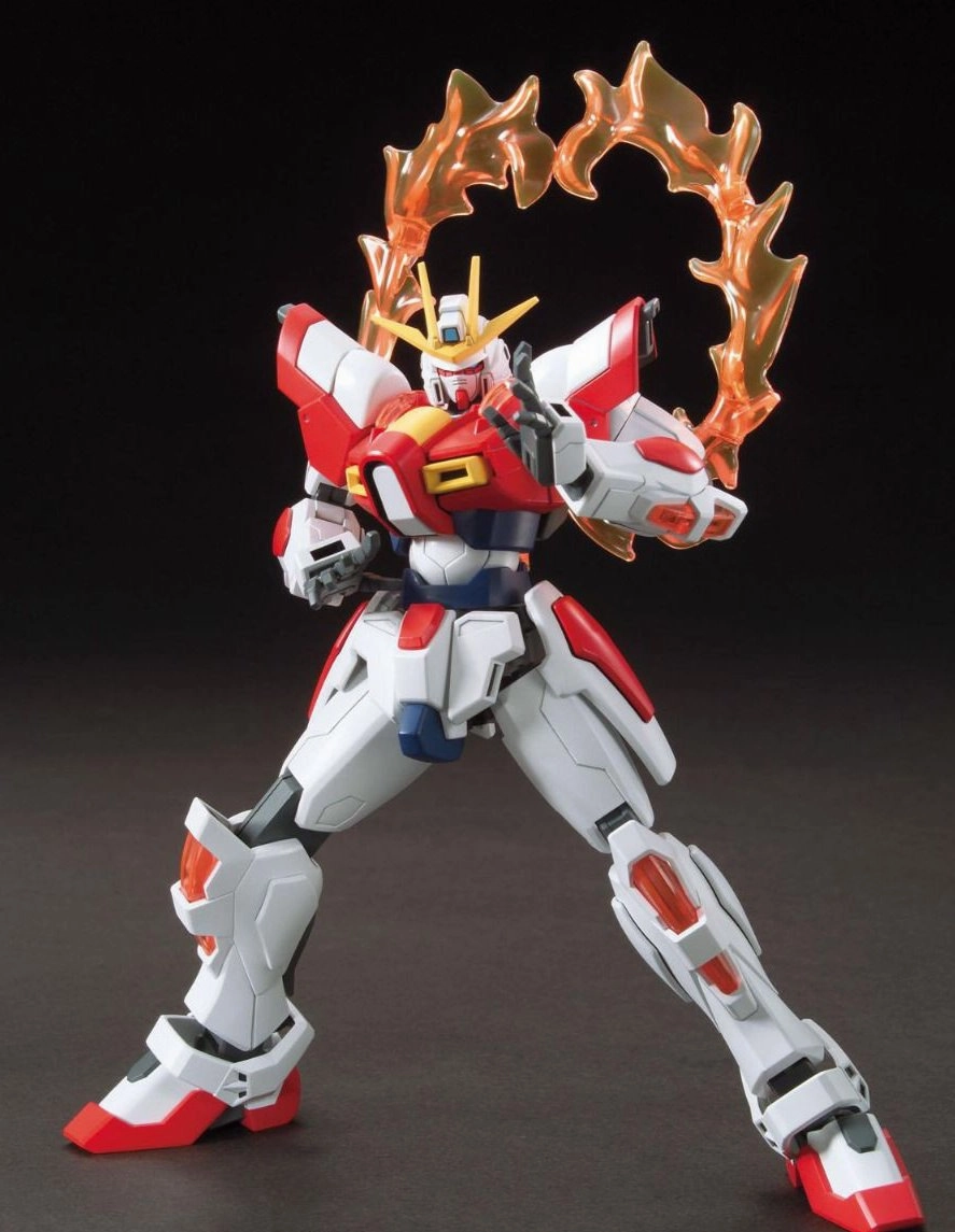 Gundam 1/144 HGBF #018 BG-011B Build Burning Gundam Model Kit Realistic Art