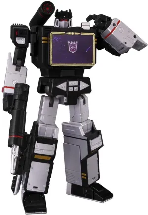 Transformers Masterpiece MP-13B Black Soundwave (Soundblaster) with Ratbat Money Management