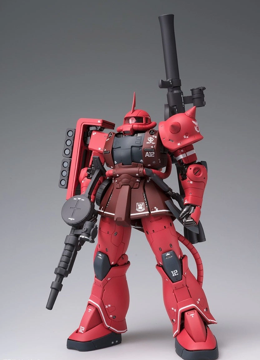 Gundam Fix Figuration Metal Composite Kidou Senshi Gundam: The Origin GFFMC MS-06S Char Zaku II Custom Anime Hero