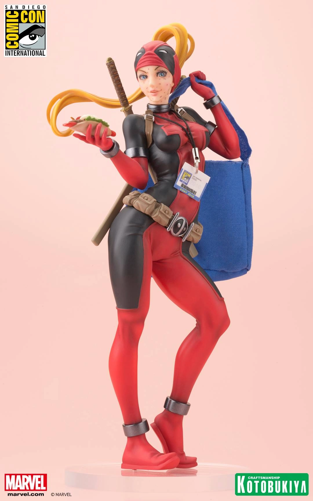 Kotobukiya Bishoujo SDCC 2016 Marvel Lady Deadpool Statue Figure Exclusive Award winning
