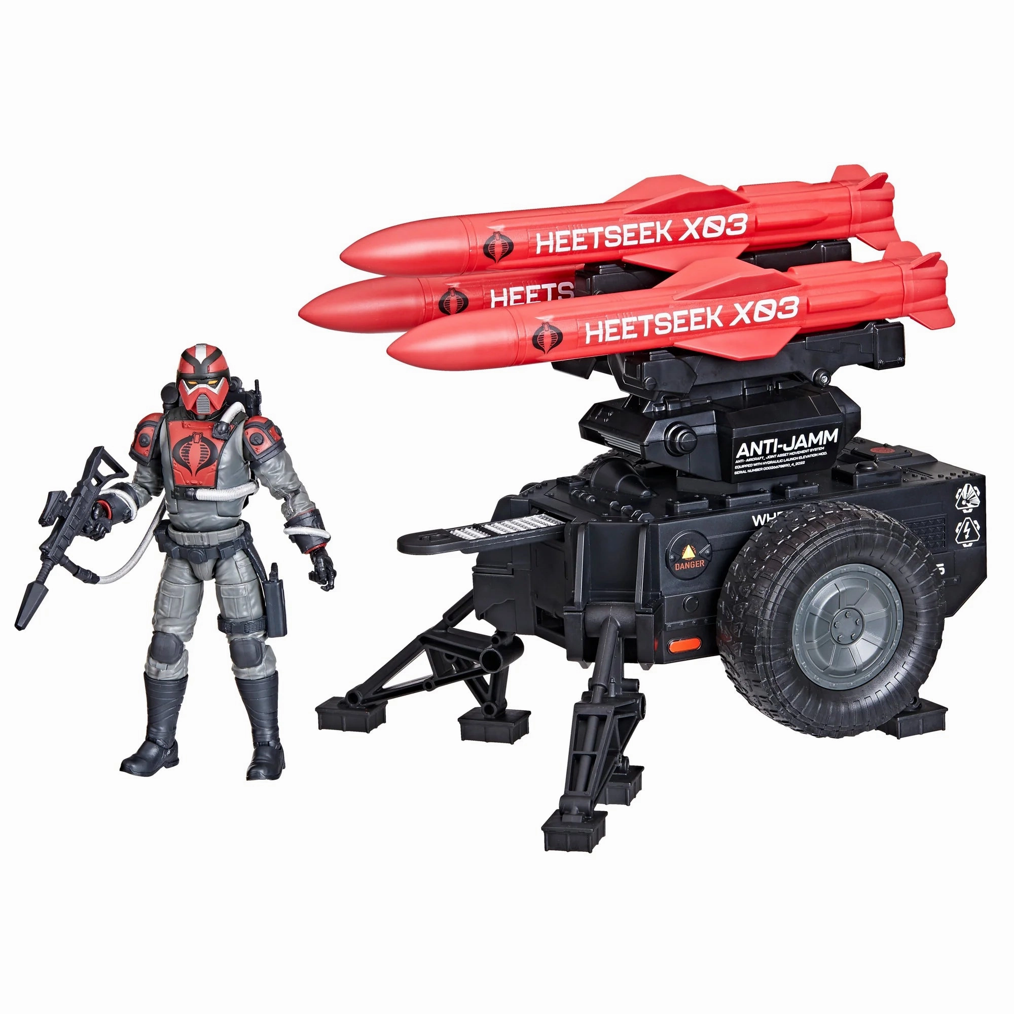 Farm Animal Hasbro G.I. Joe Classified Series #111, Cobra H.I.S.S. Techno-Viper & H.M.S. (Heetseek Missile System) Vehicle Action Figure