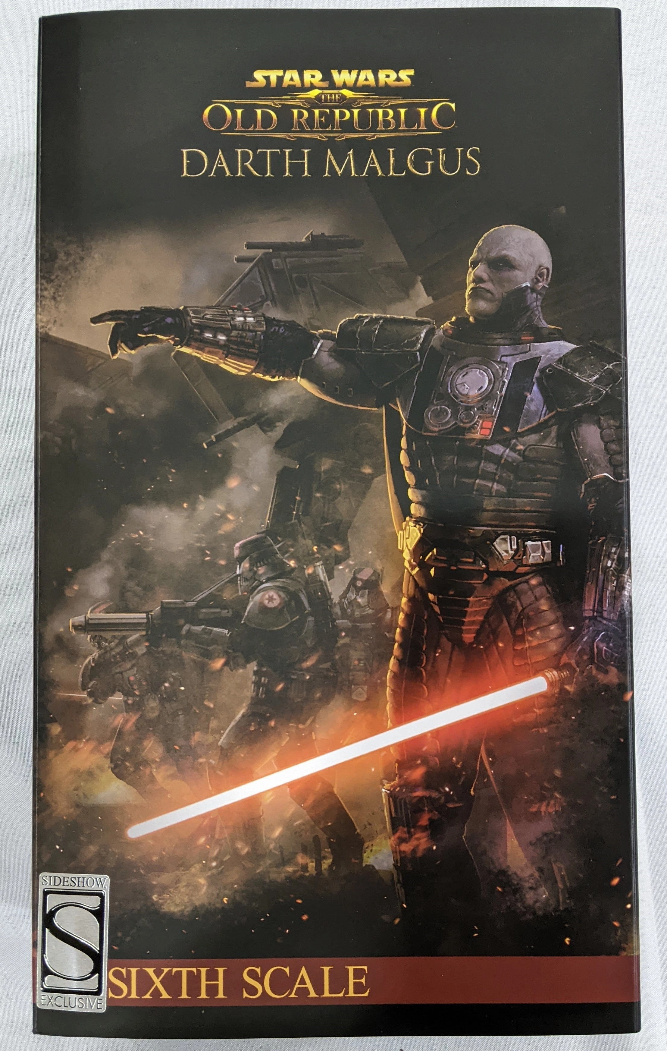 Personalized Gift Sideshow Collectible 1/6 Star Wars The Old Republic Darth Malgus Sixth Scale Figure *Open Box*