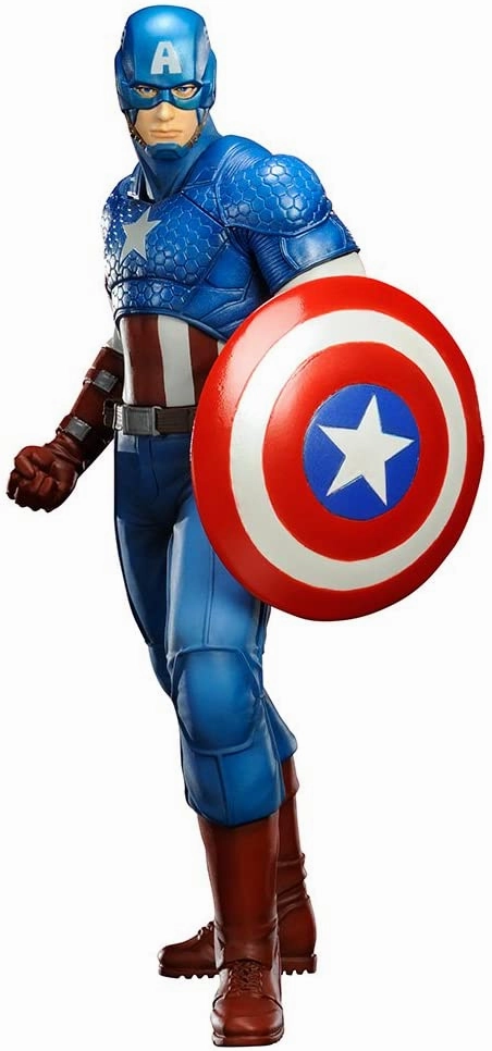 Film Prop Replica Kotobukiya MK155 Marvel Now! The Avengers Captain America ArtFX  Statue