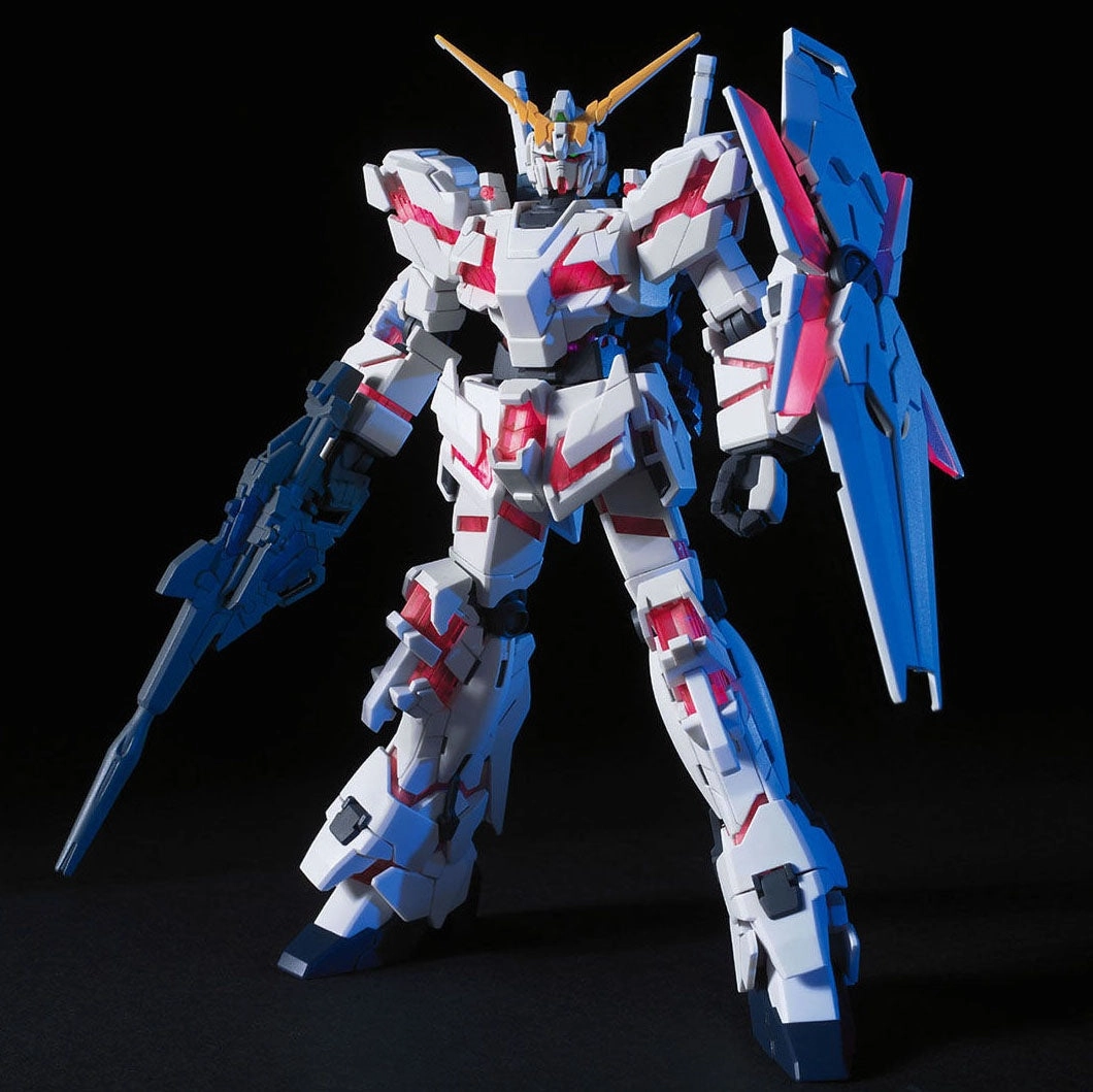 Vintage Model Gundam 1/144 HGUC #100 RX-0 Unicorn Gundam (Destroy Mode) Model Kit