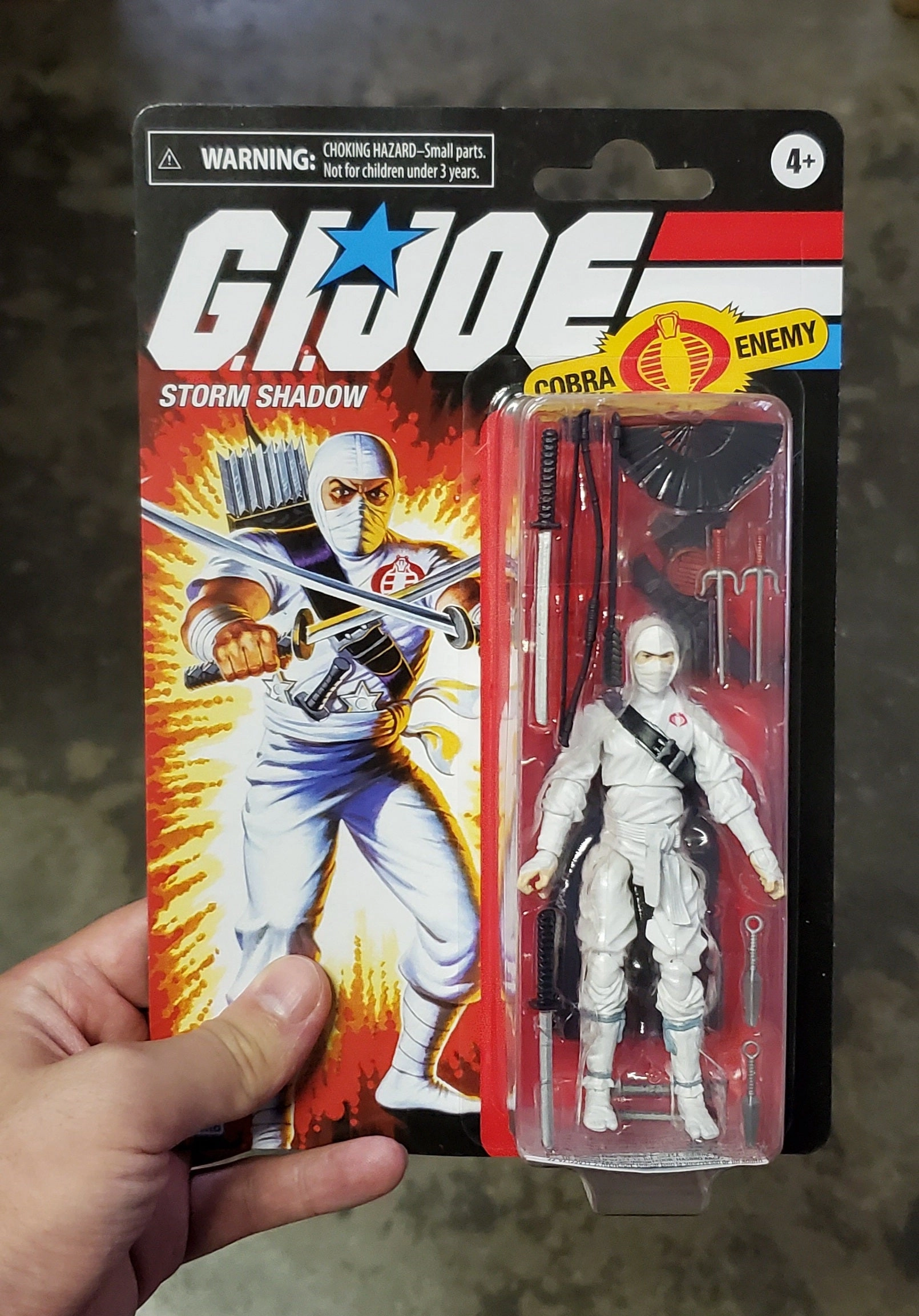 Hasbro Retro G.I. Joe Storm Shadow Walmart Exclusive Action Figure Veteran Designer