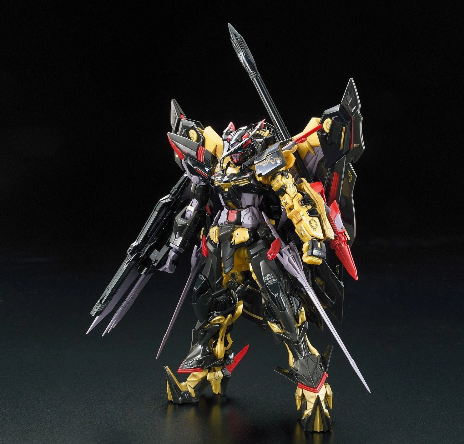 Custom Arrangement Vinyl Model Gundam 1/144 RG #24 Seed Astray MBF-P01-Re2AMATU Gundam Astray Gold Frame Amatsu Mina Model Kit
