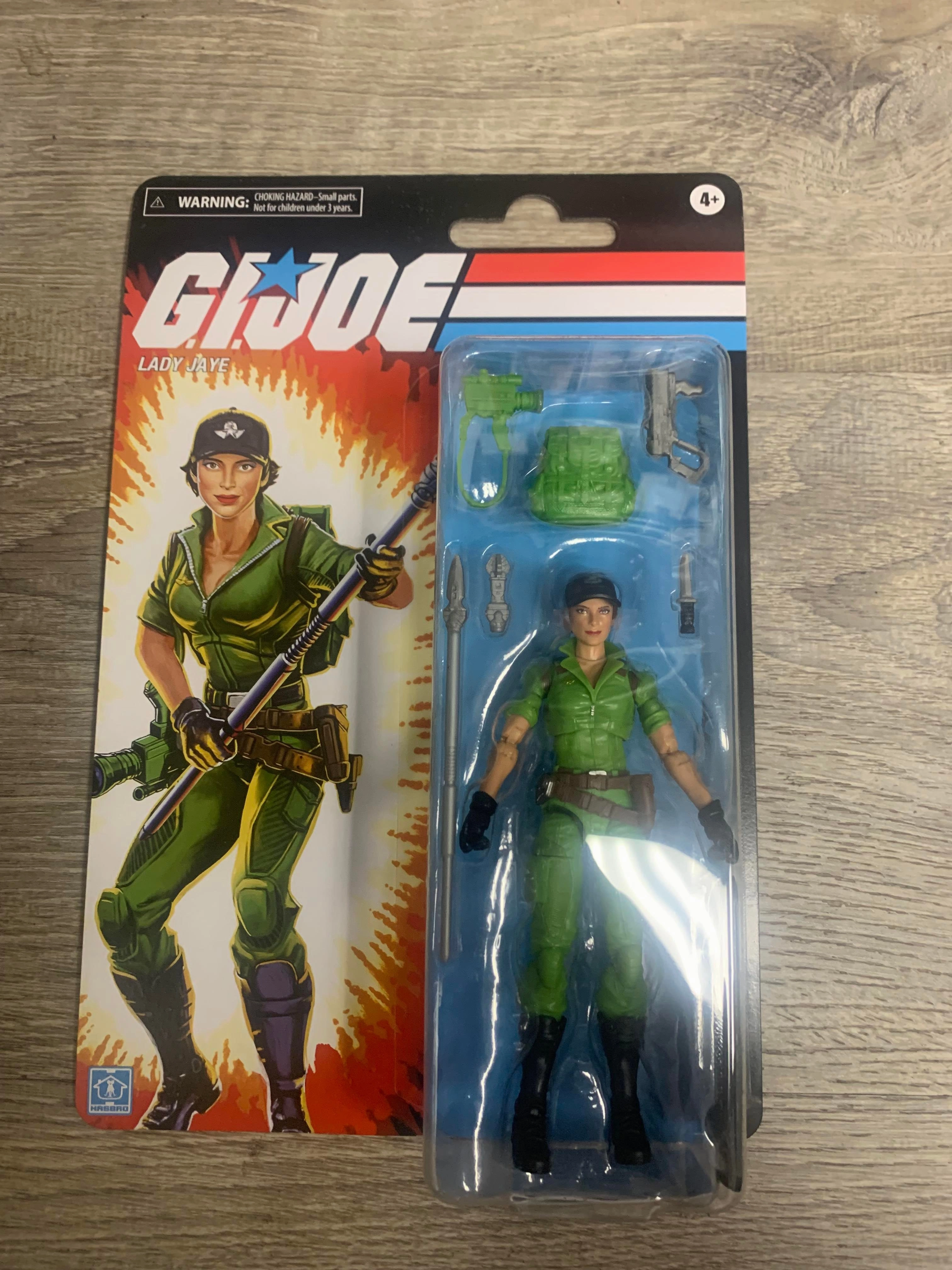 Asian Art Retail Package Hasbro Retro G.I. Joe  Lady Jade Walmart Exclusive 6" Action Figure