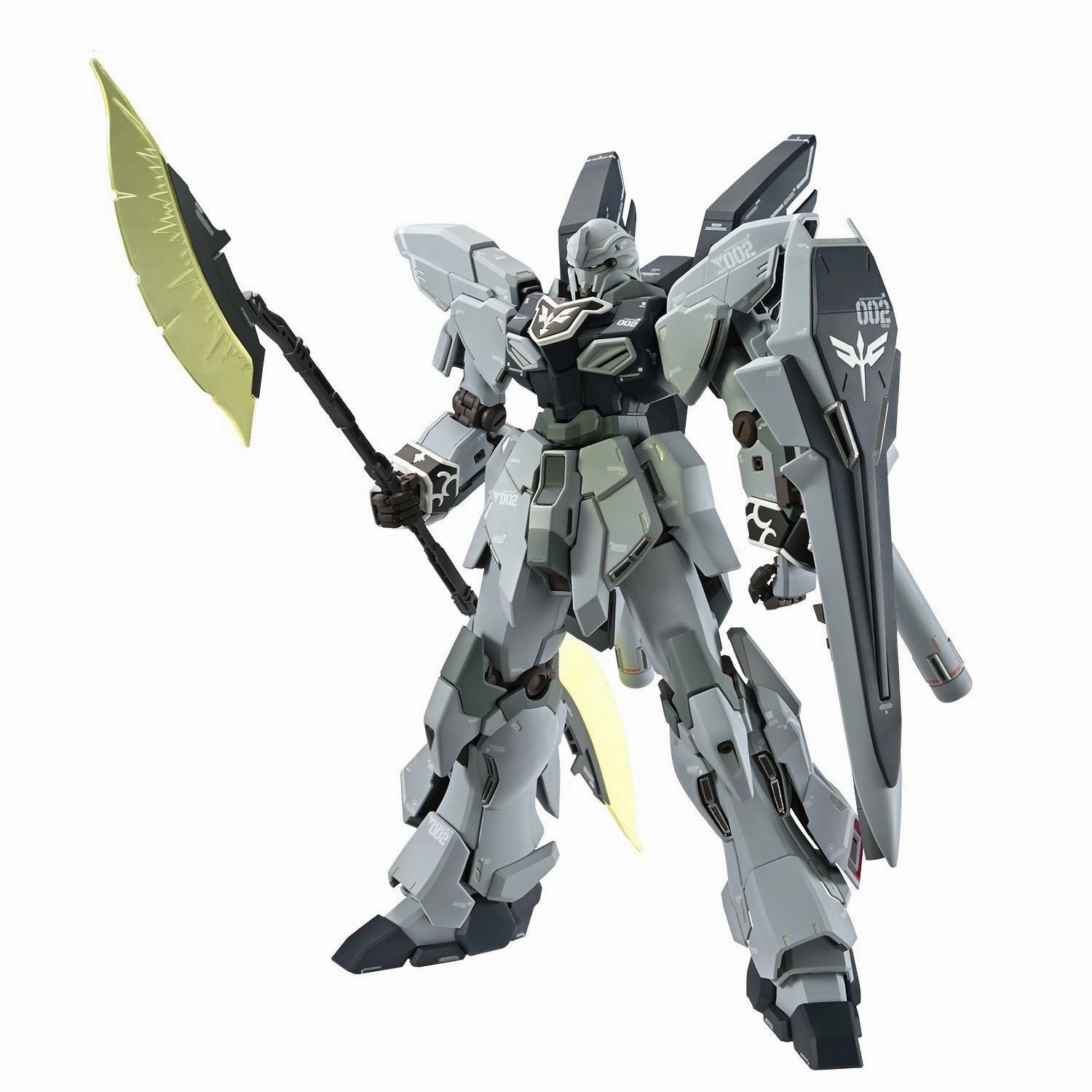 Gundam 1/100 MG Gundam Narrative MSN-06S-2 Sinanju Stein (Narrative Ver.) Ver.Ka Model Kit Desktop Replica Chrome Plated