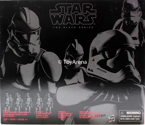 Hasbro Star Wars Black Series Clone/Storm Trooper 4 Pack Exclusive 3.75 Inch Action Figure Cowboy Sculpture Cult Classic